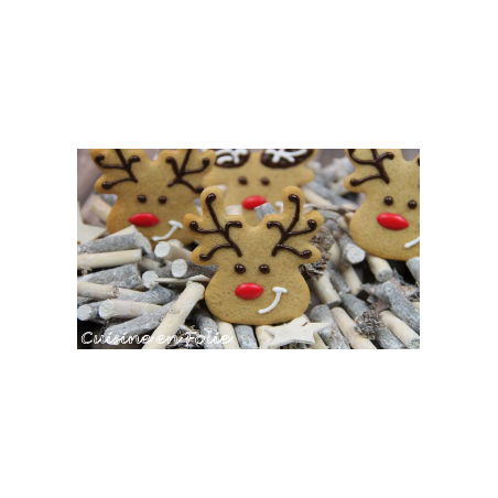 Sablés Bio “Rudolph le Renne” – Édition Limitée Noël